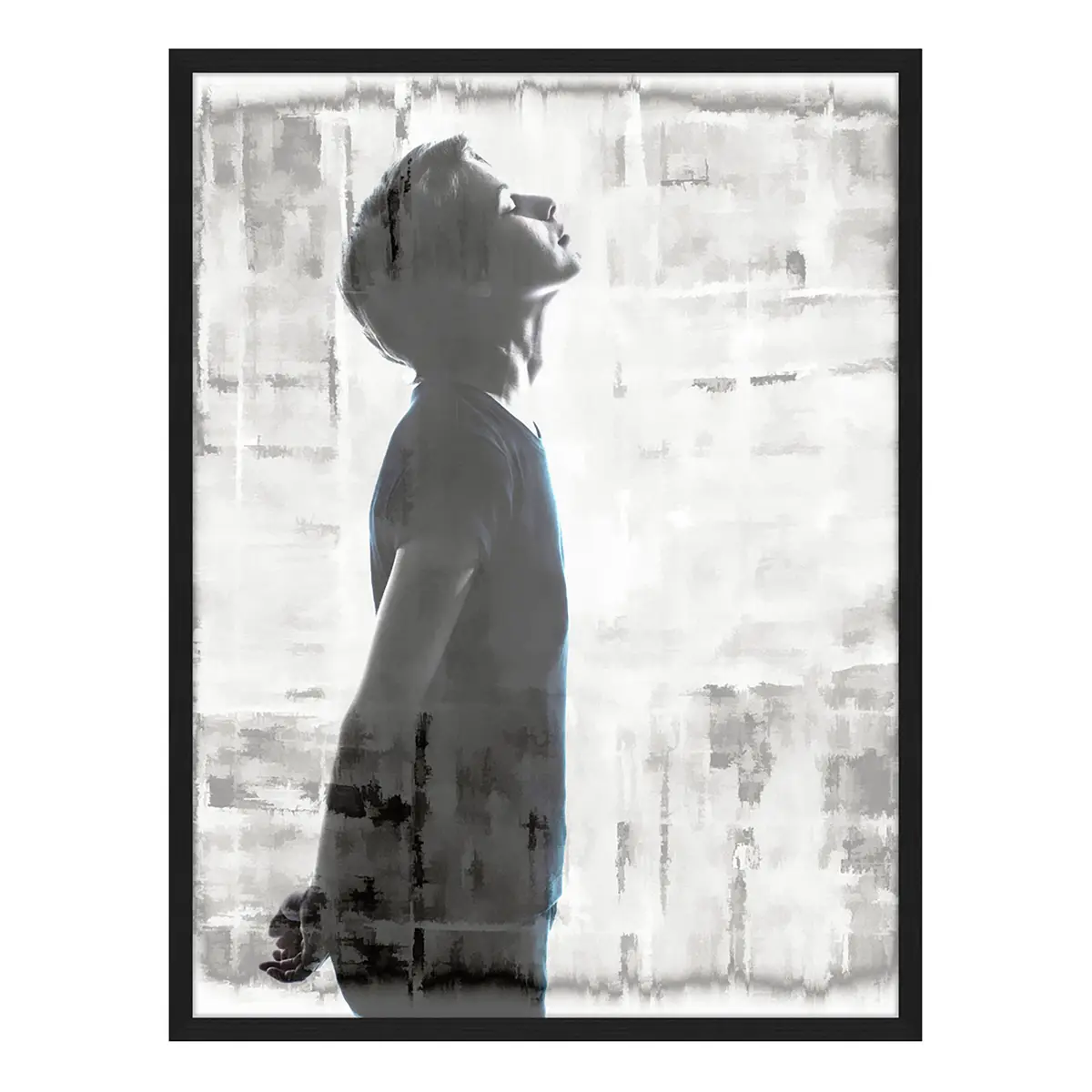 Bild In thought Rahmen | Mehrfarbig