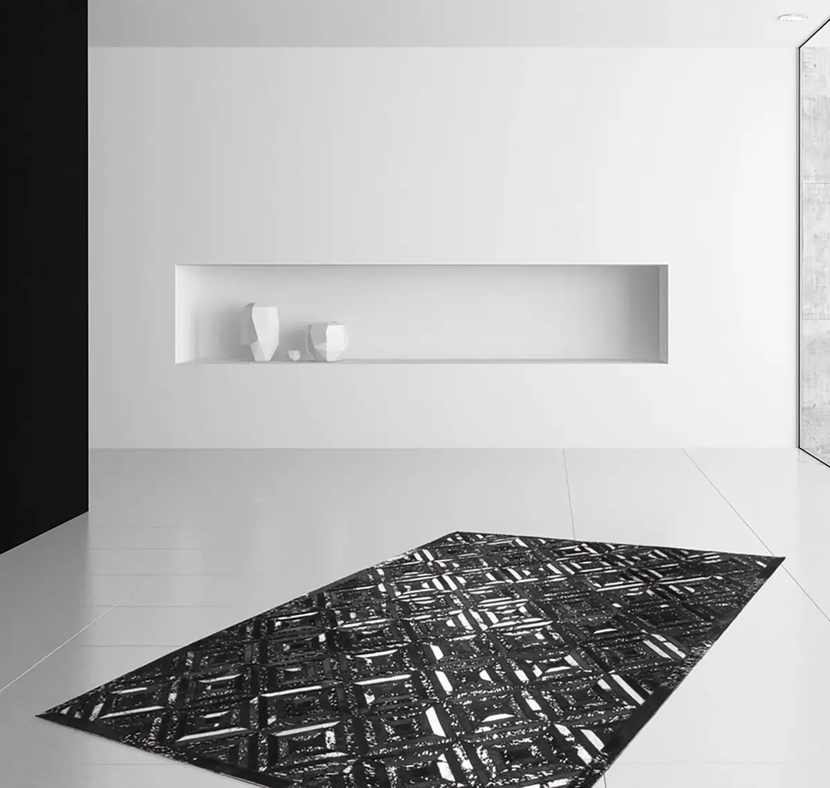 Fellteppich Spark 410 | Schwarz