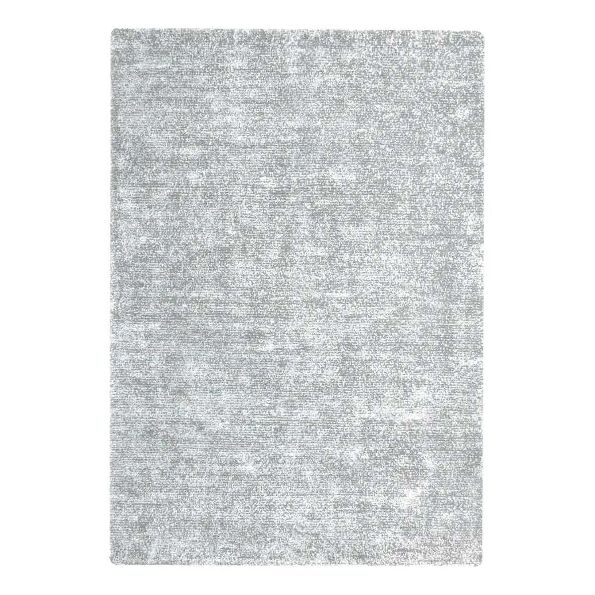 Kurzflorteppich Etna 110 Grau/Silber/Grau 170 x 120cm Webstoff