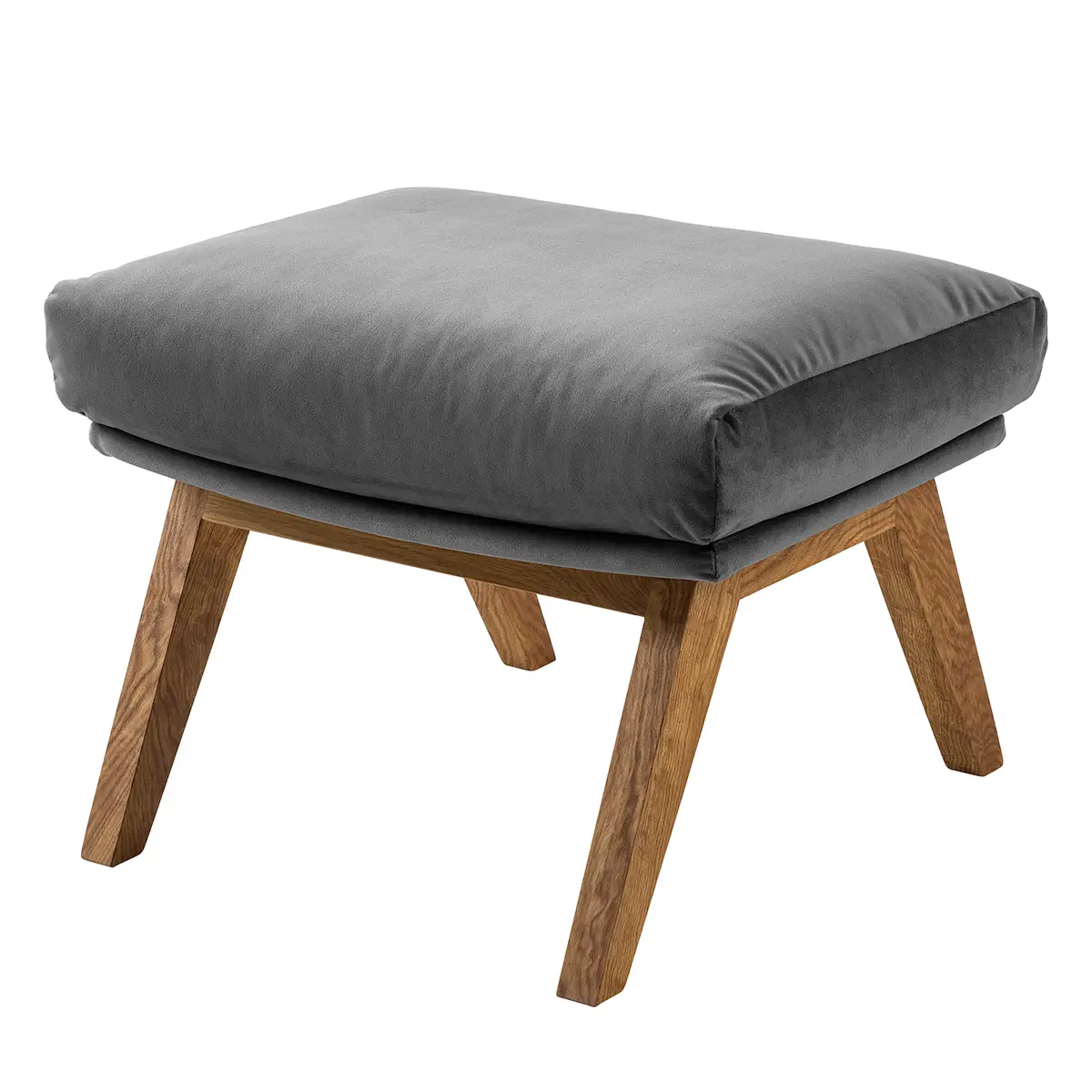 Polsterhocker | Grau