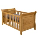 Babybett 70 x 140cm Braun/Laugenfarbig | Braun