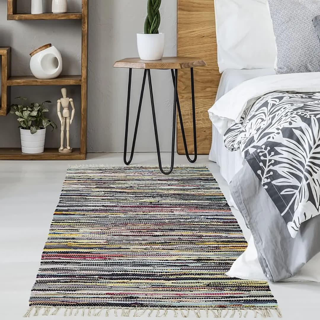 Wollteppich Multi Multicolor | Mehrfarbig