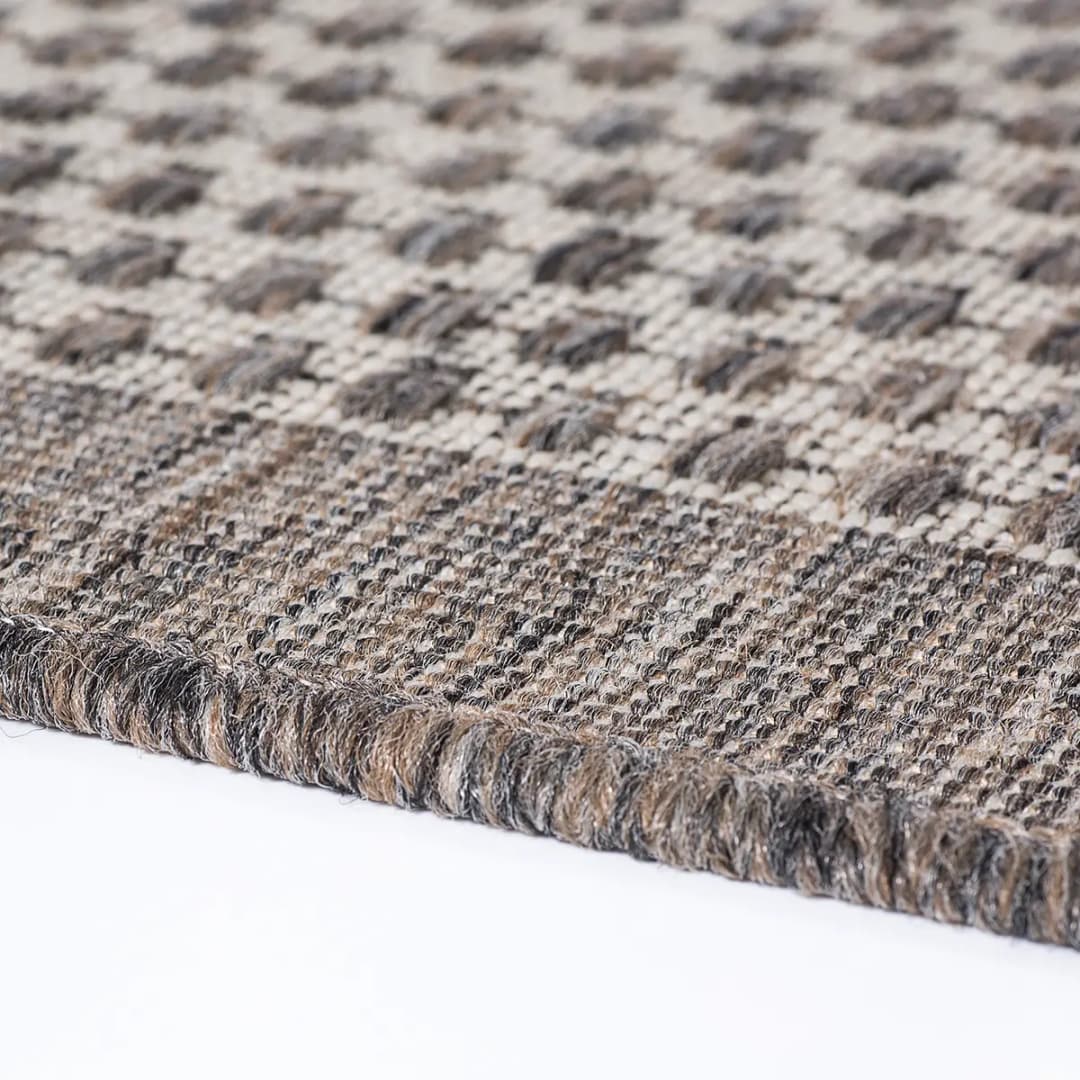 In-/Outdoorteppich Savannah I Braun/Braun Webstoff 80 x 150cm