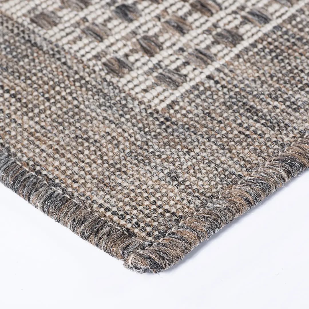 In-/Outdoorteppich Savannah I Braun/Braun Webstoff 80 x 150cm
