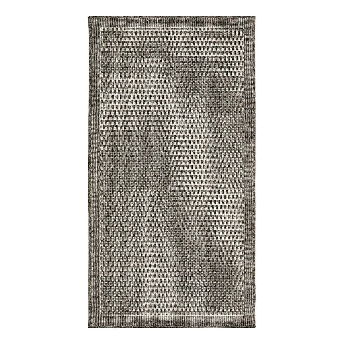 In-/Outdoorteppich Savannah I Braun/Braun Webstoff 80 x 150cm