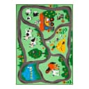 Kinderteppich Bauernhof | Mehrfarbig