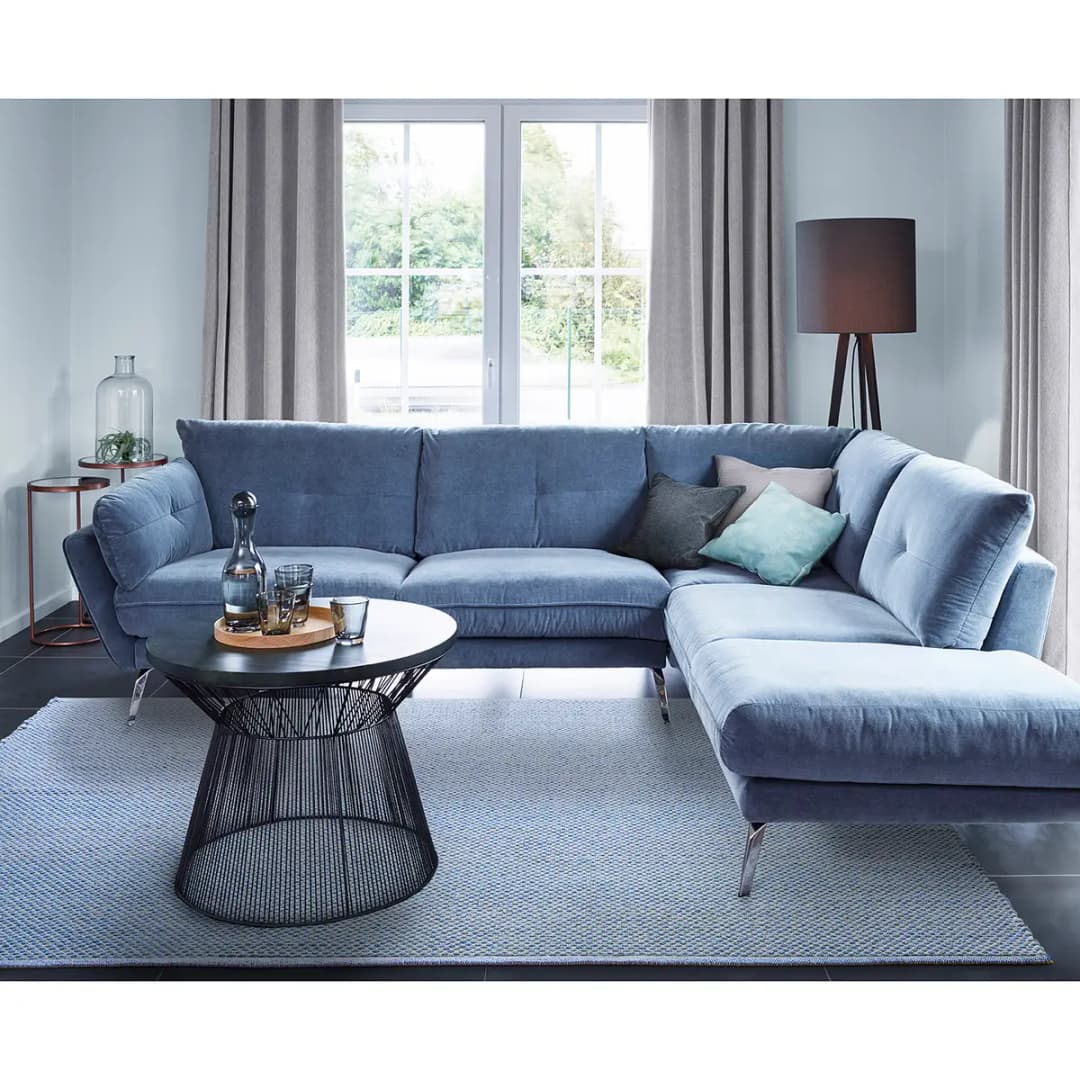 Wohnidee Liv Teppich | Blau