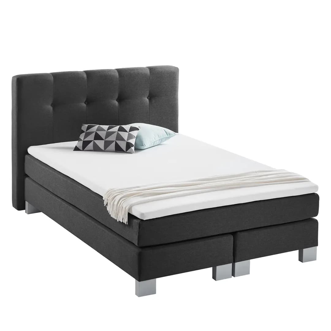 Boxspringbett Royal Night | Grau