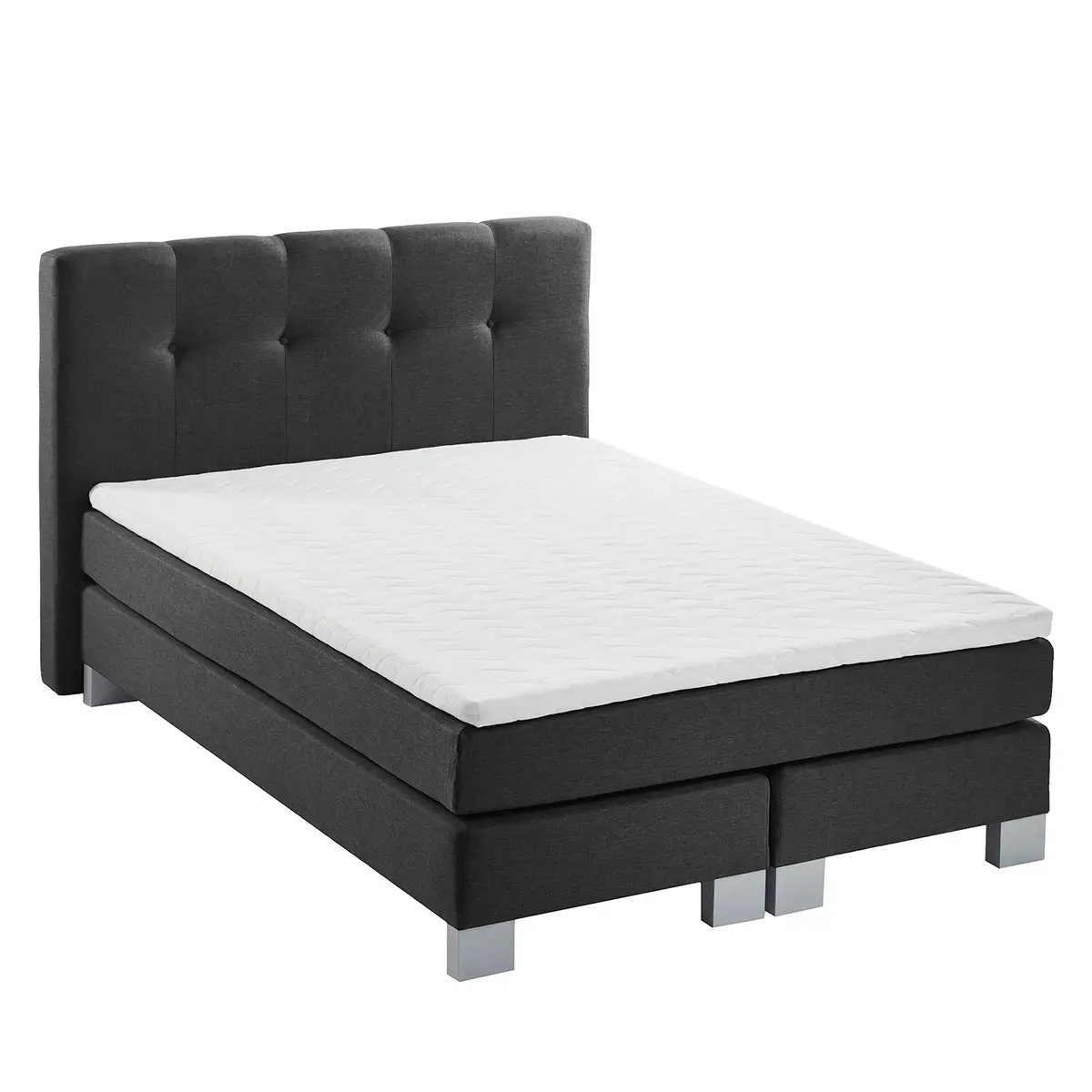 Boxspringbett Royal Night | Grau