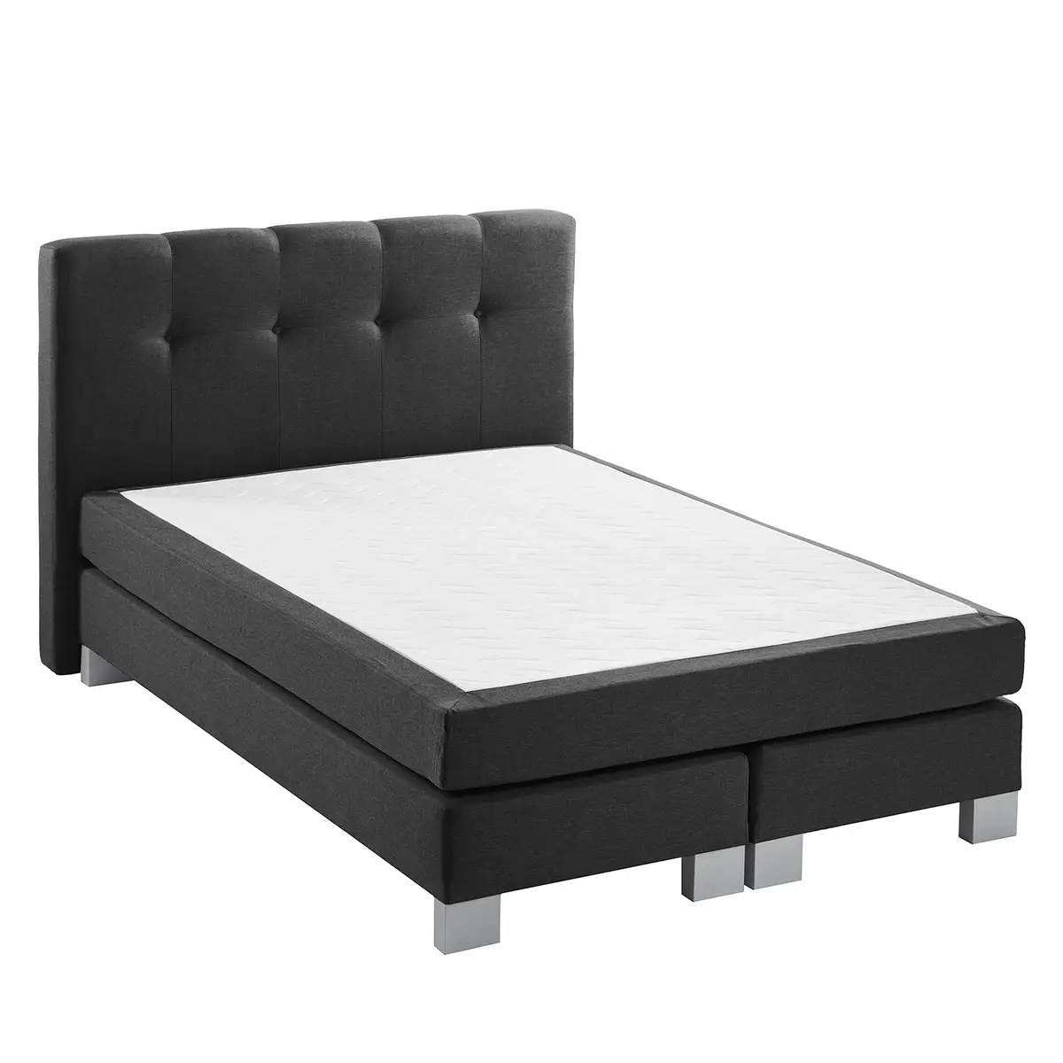 Boxspringbett Royal Night | Grau
