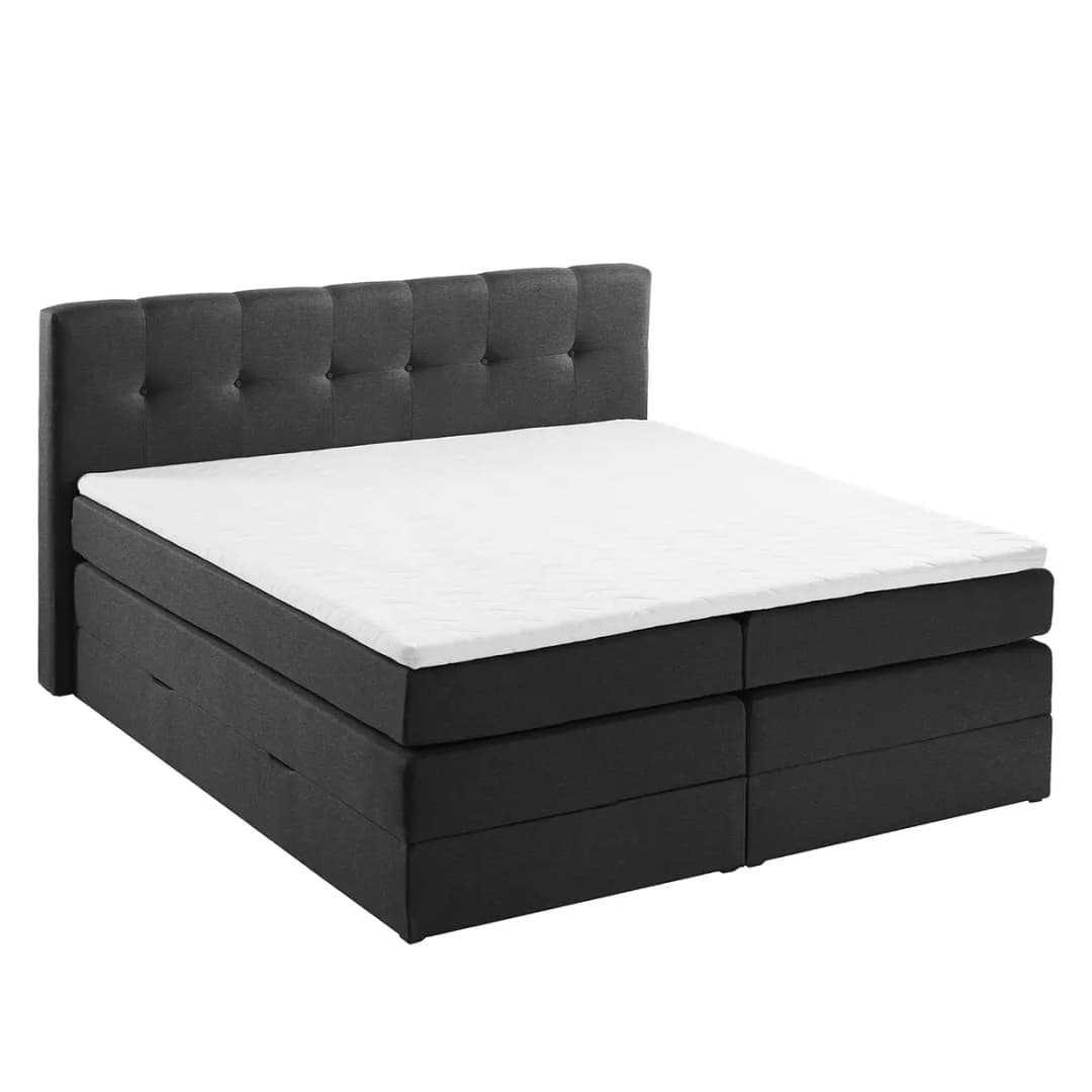 Boxspringbett Royal Night | Grau
