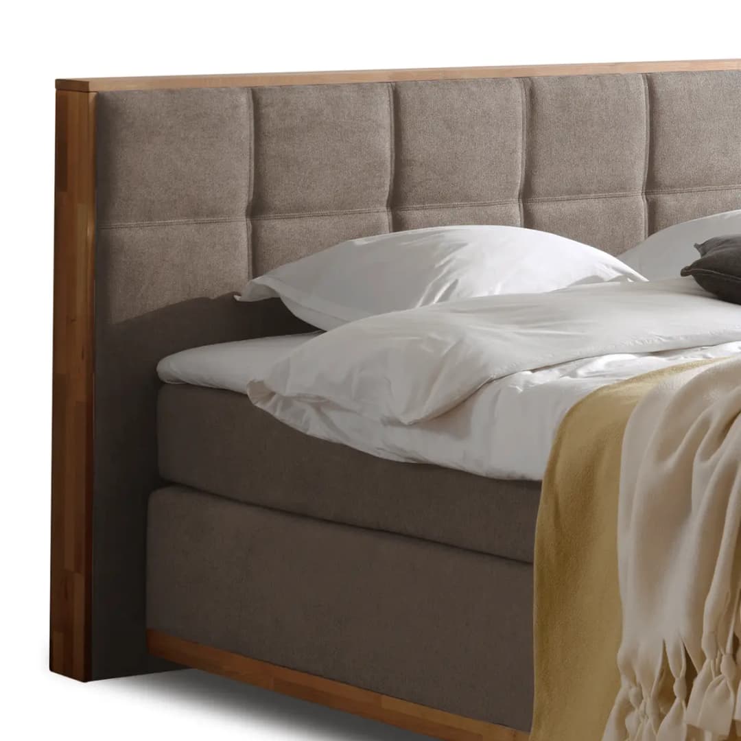 Boxspringbett Levana | Grau