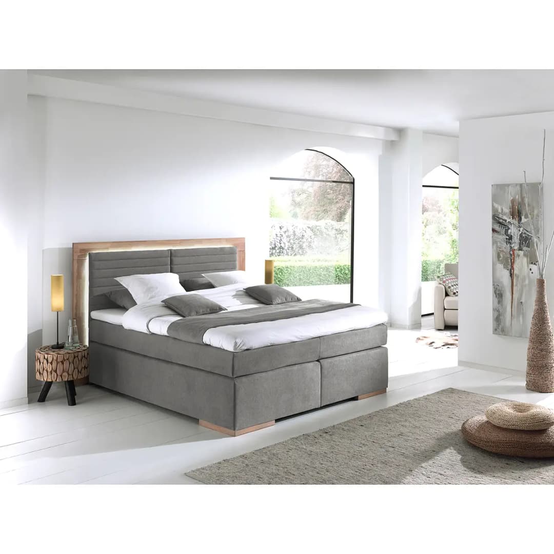 Boxspringbett Marcel I | Grau