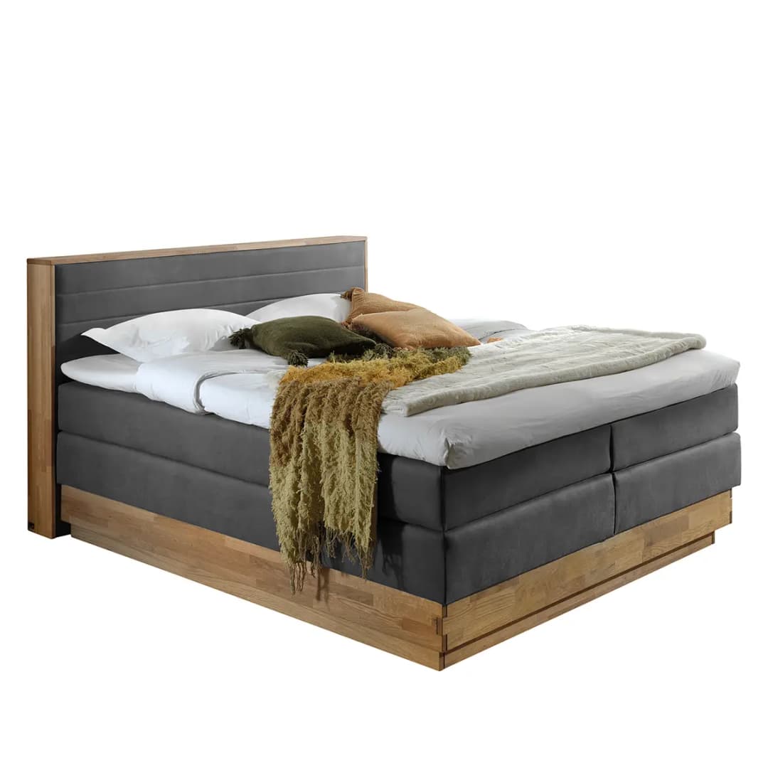 Boxspringbett Moneta | Grau