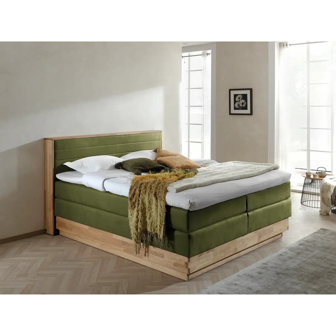Boxspringbett Moneta | Grün