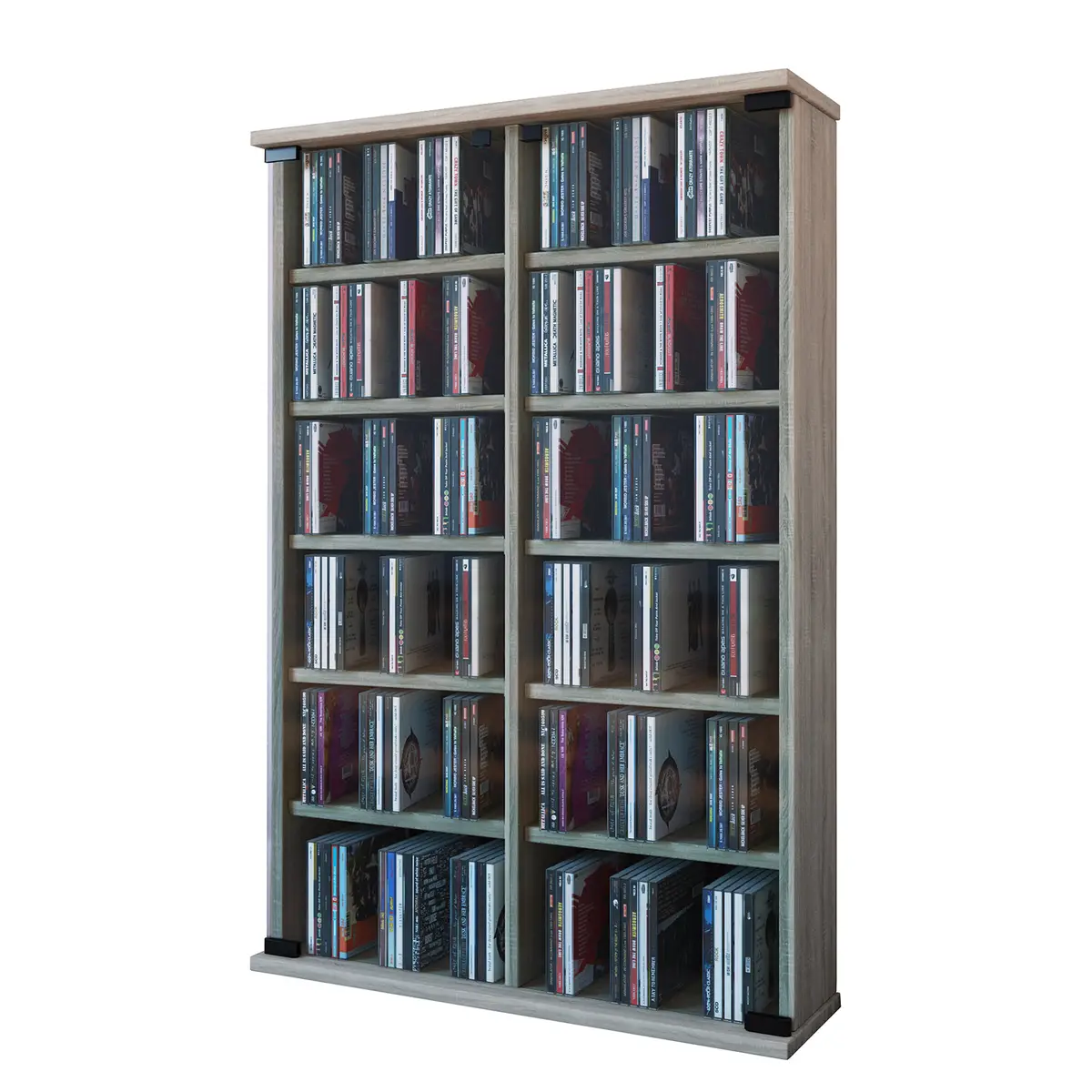 Vitrinenschrank Roma | Braun