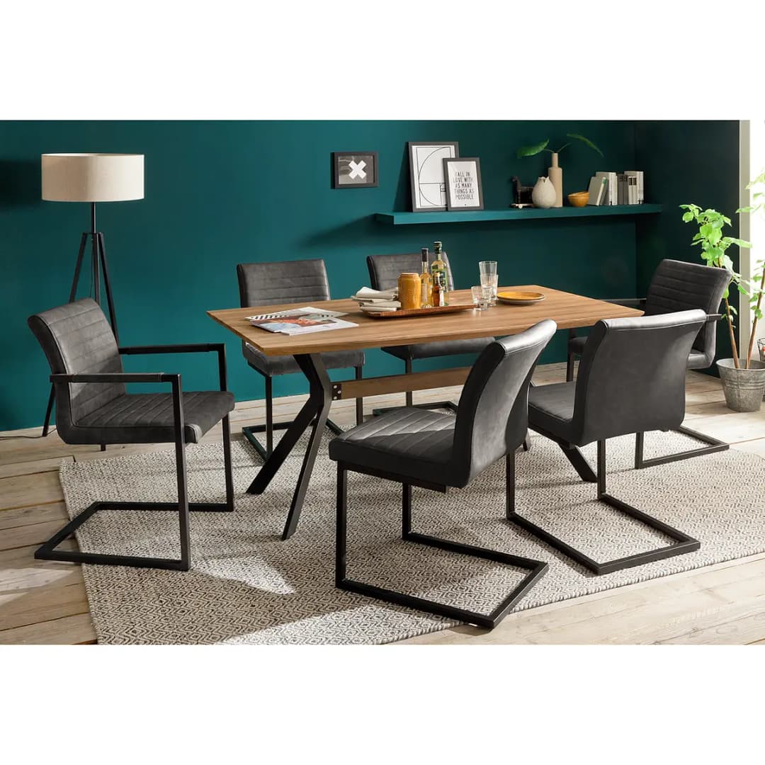 Freischwinger Finga I 2er-Set | Grau