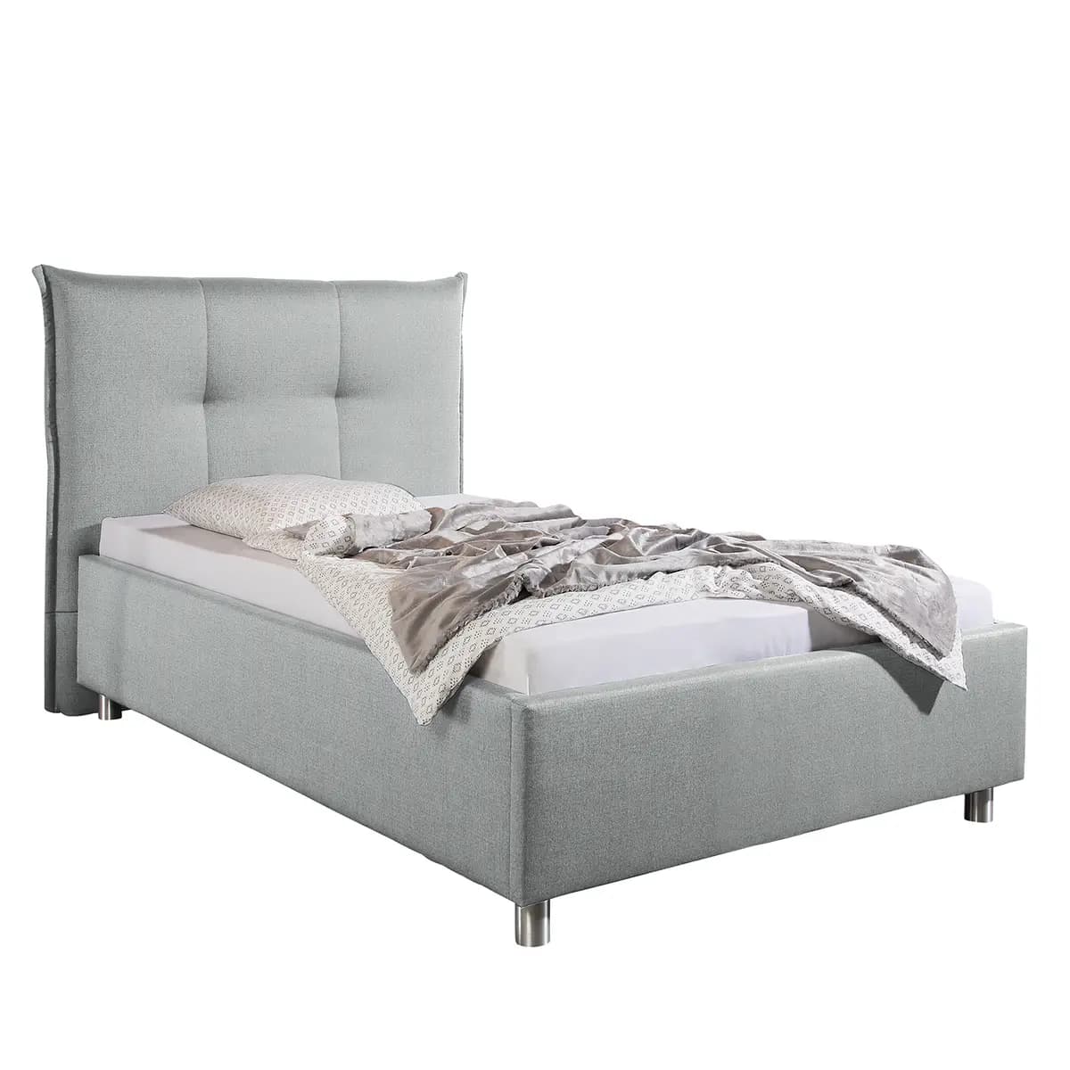 Polsterbett Glenfield 140 x 200cm | Grau