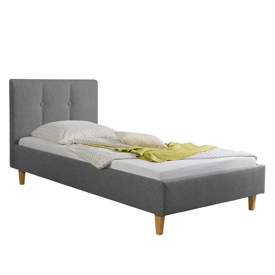 Polsterbett Havdrup 100 x 200cm | Grau