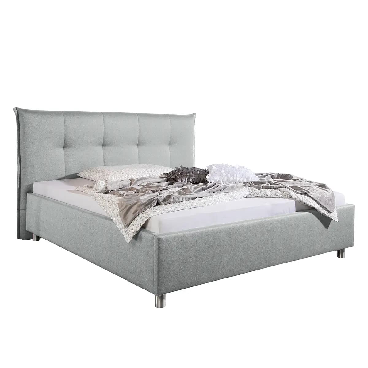 Polsterbett Glenfield | Grau