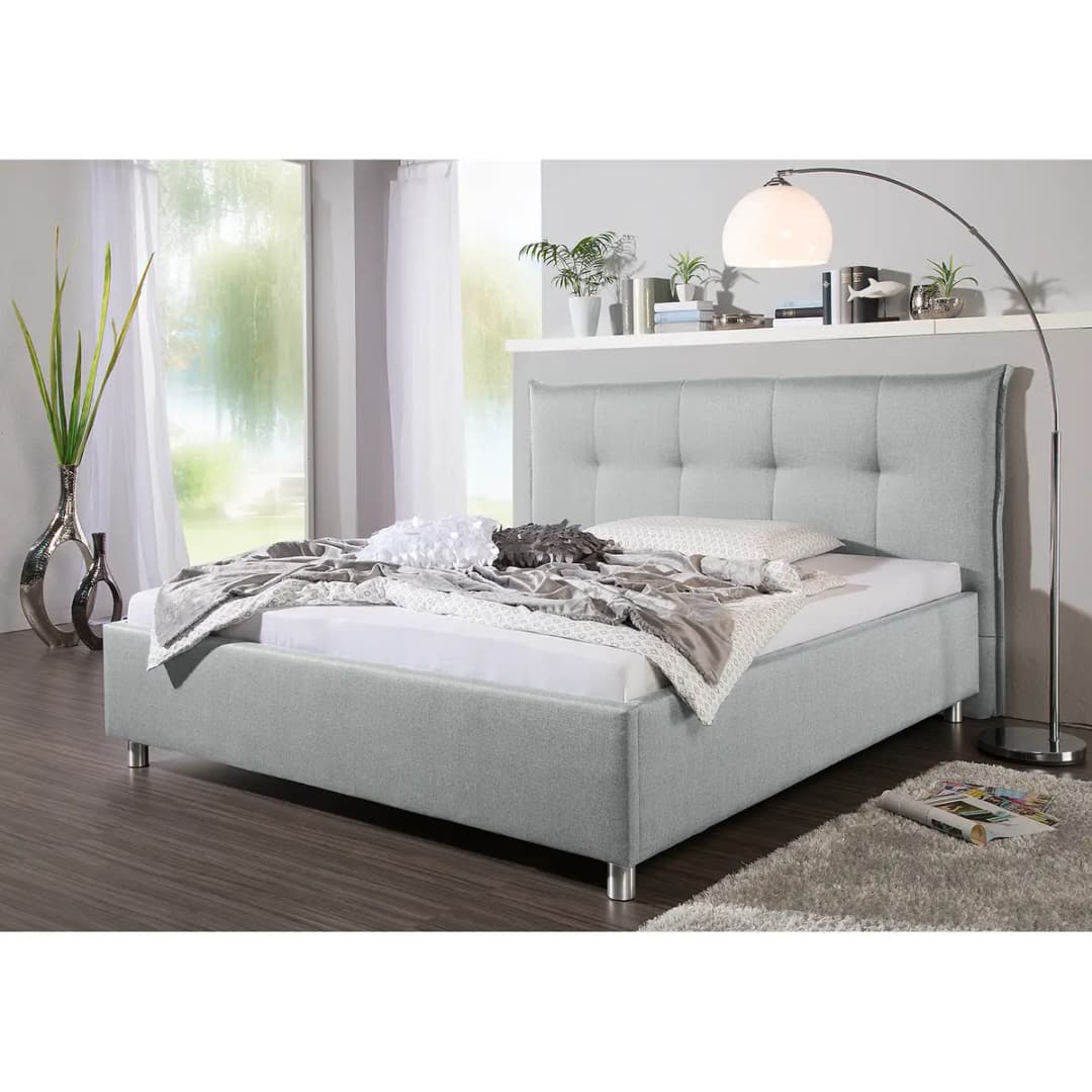 Polsterbett Glenfield | Grau