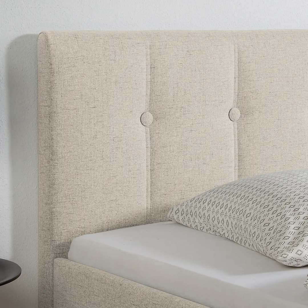 Polsterbett Havdrup | Beige