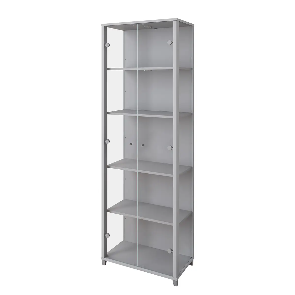 Vitrinenschrank 58cm Silber/Silber | Silber