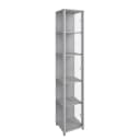 Vitrinenschrank 32cm Silber/Silber | Silber