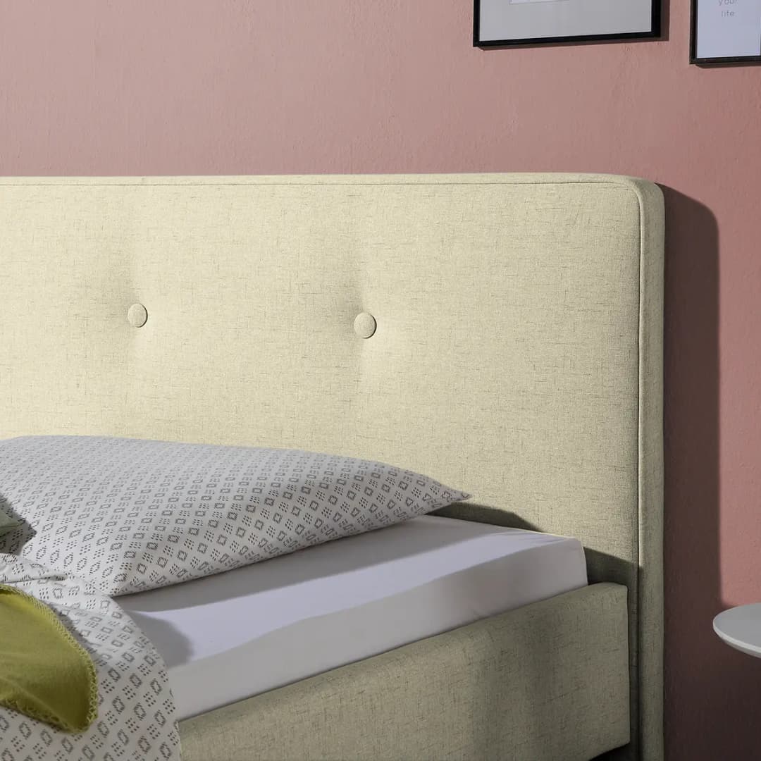 Polsterbett Mosvik | Beige