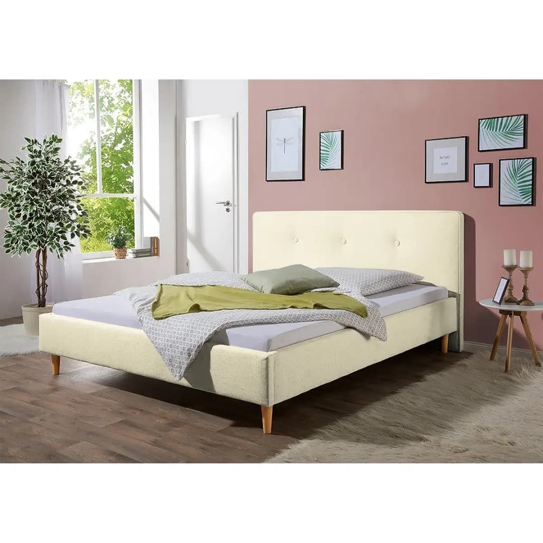 Polsterbett Mosvik 160 x 200cm | Beige