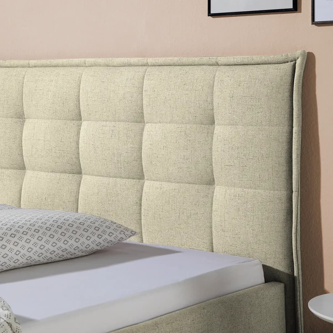 Polsterbett Skann | Beige