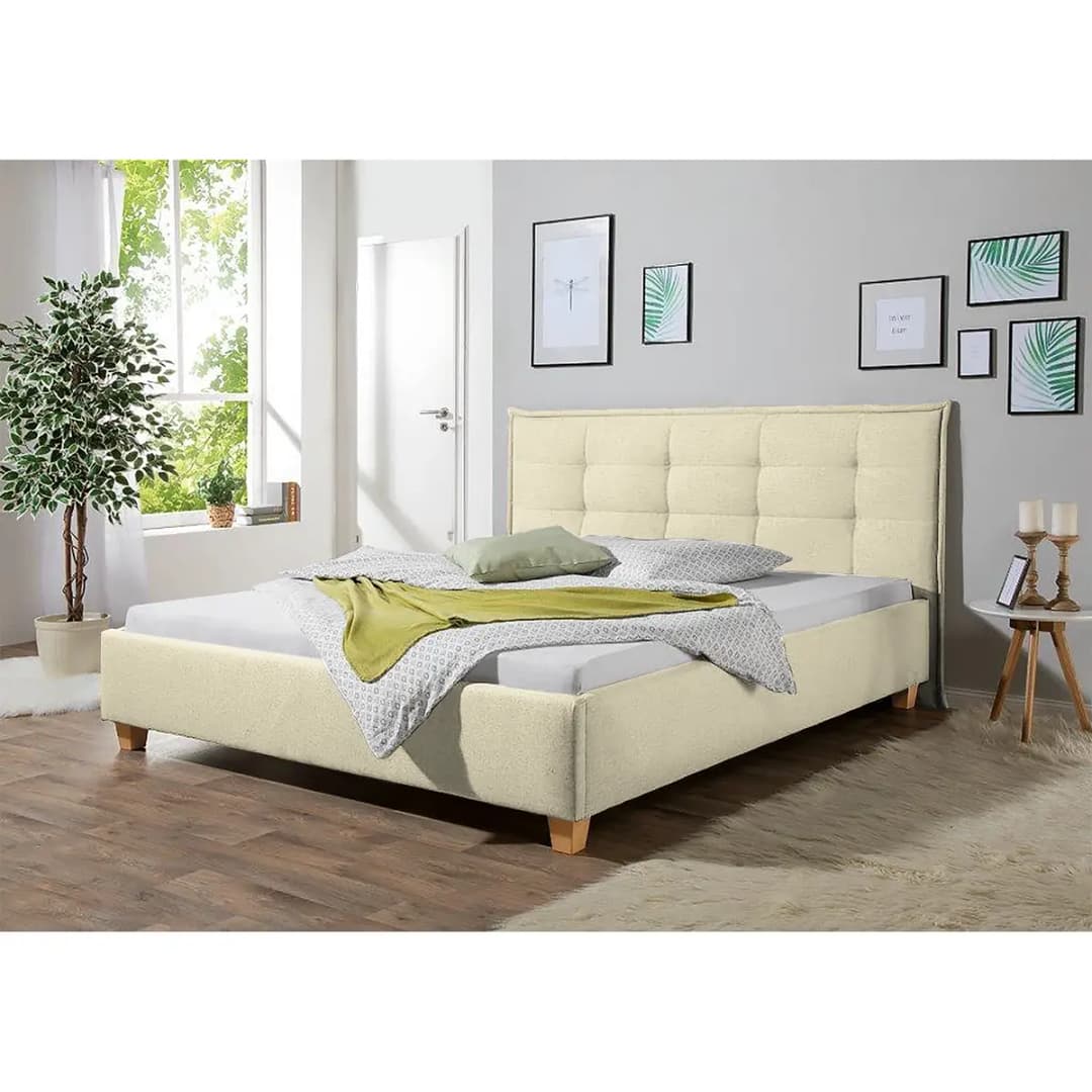 Polsterbett Skann | Beige