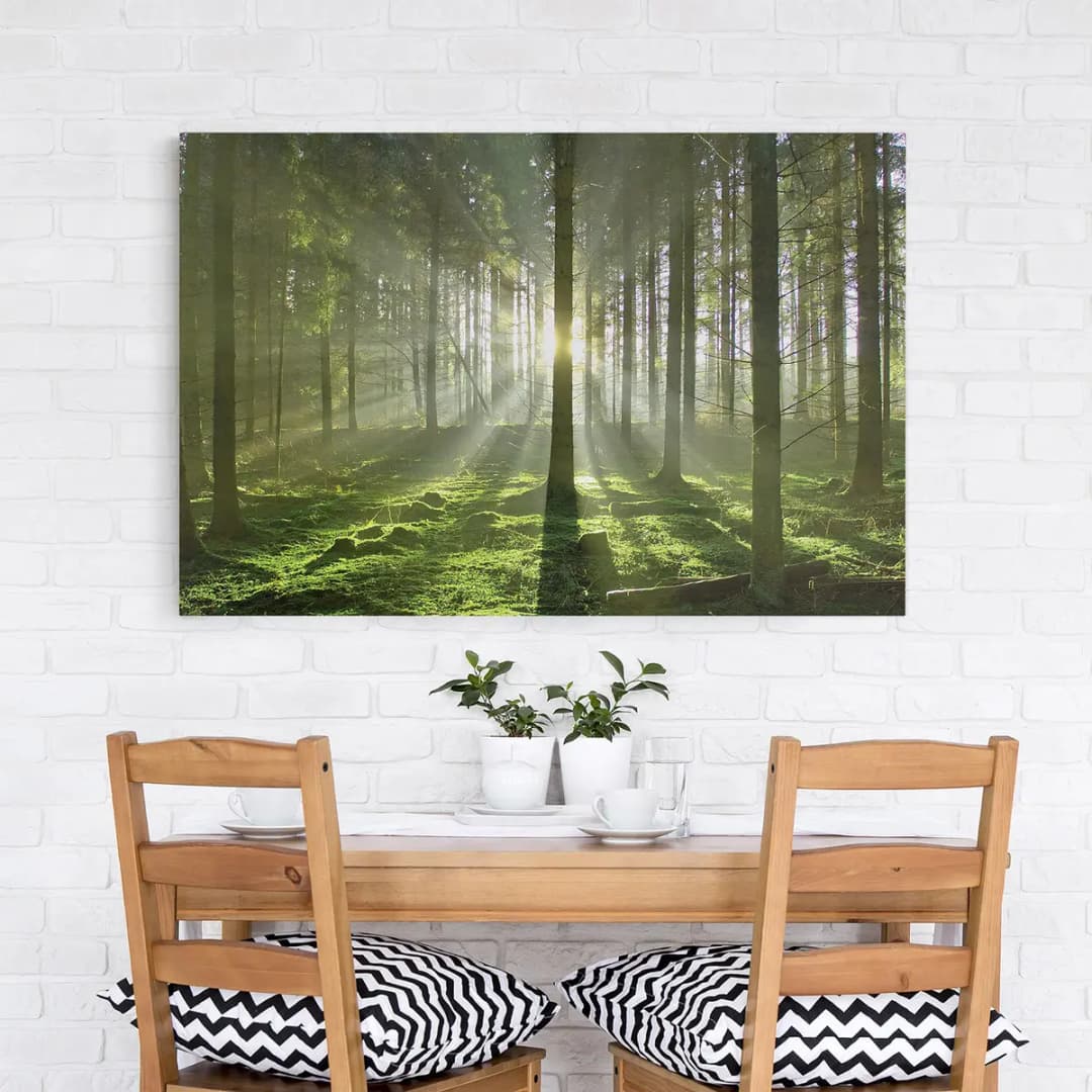 Bild Spring Fairytale Webstoff Multicolor 120 x 80cm