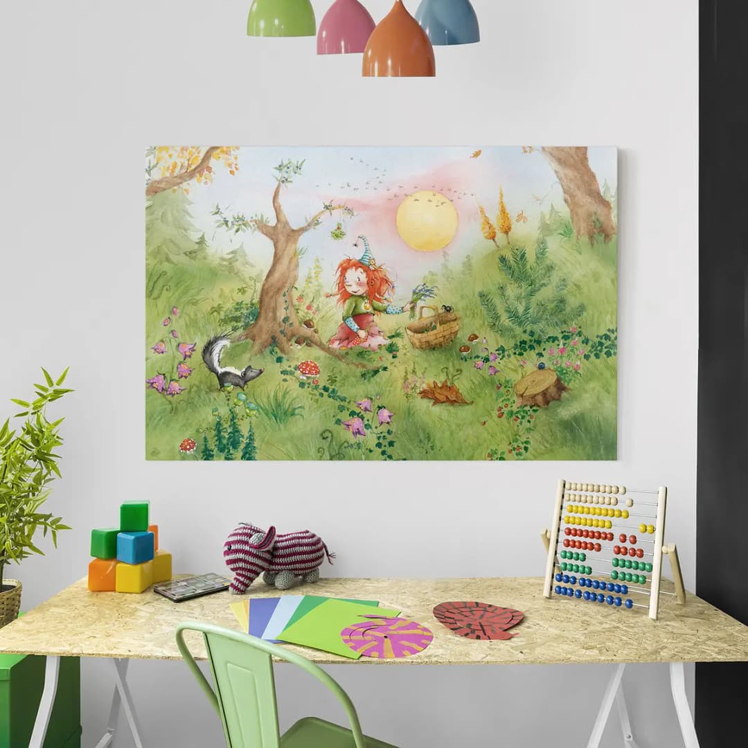 Bild Frida II 90 x 60cm Multicolor | Mehrfarbig