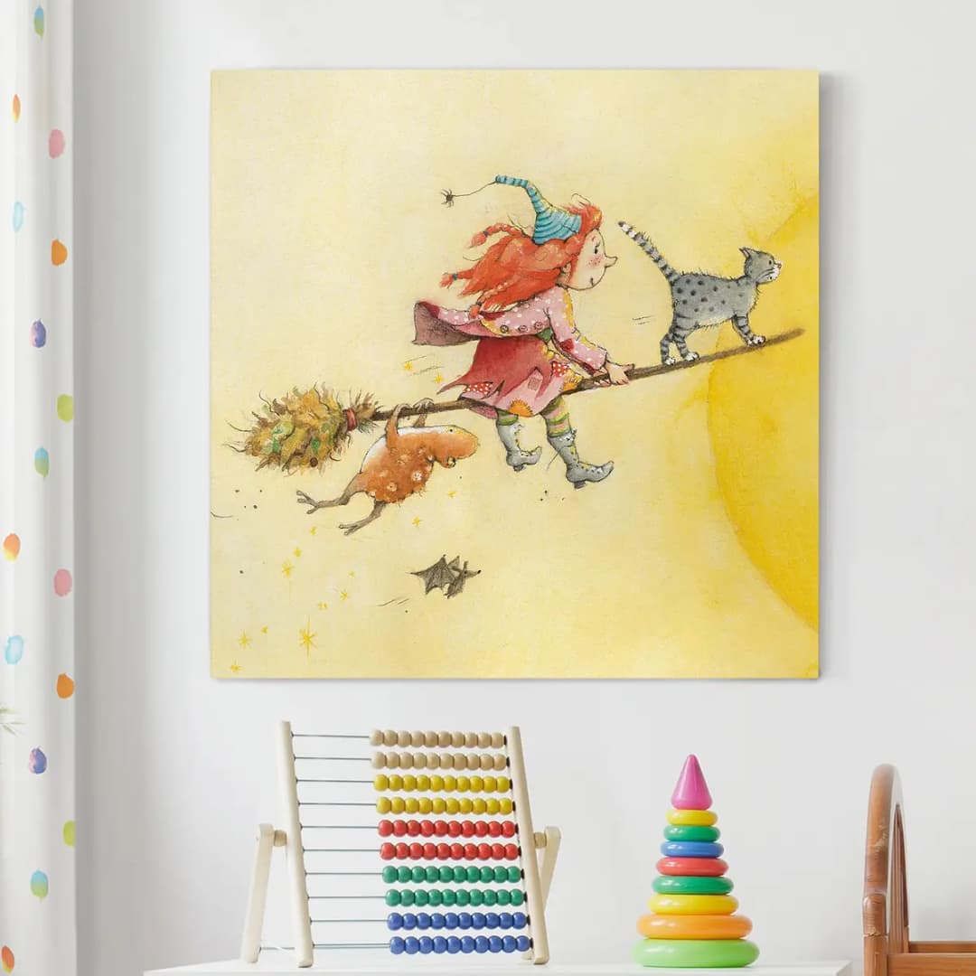 Bild Frida III 100 x 100cm Multicolor | Mehrfarbig