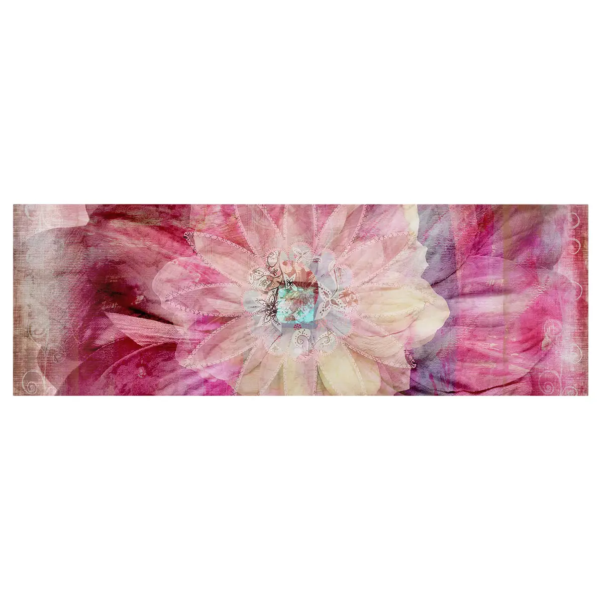 Bild Grunge Flower | Mehrfarbig