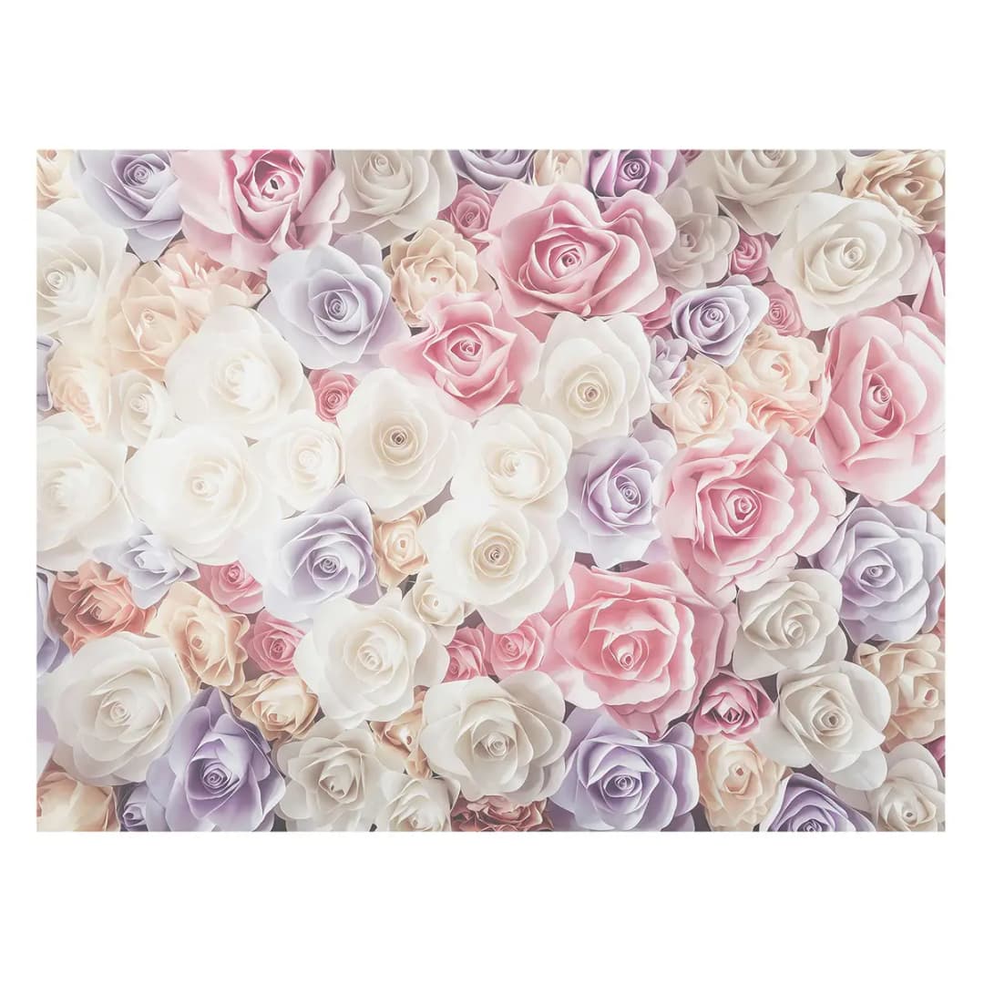 Bild Pastell Paper Art Rosen | Mehrfarbig