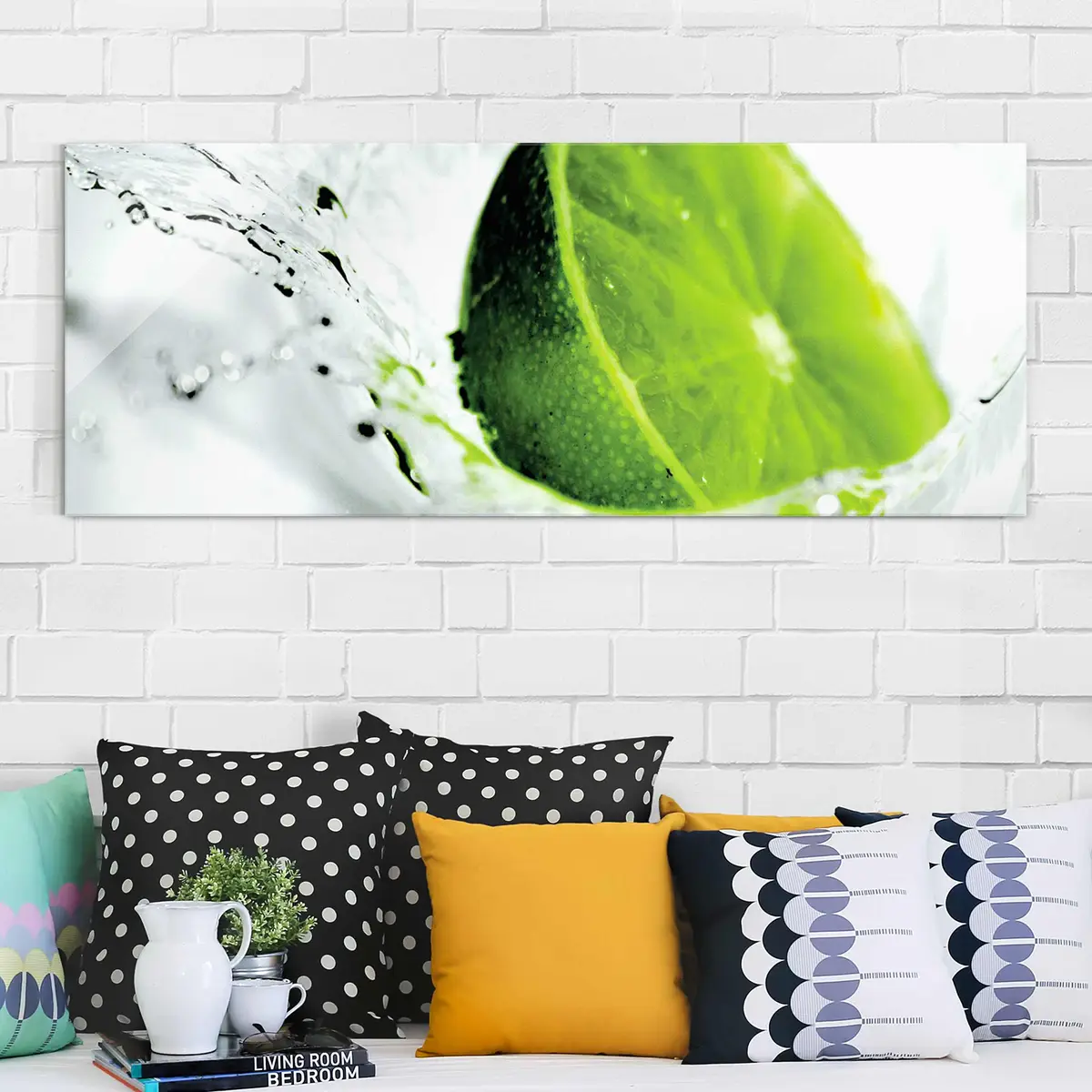 Bild Splash Lime | Mehrfarbig