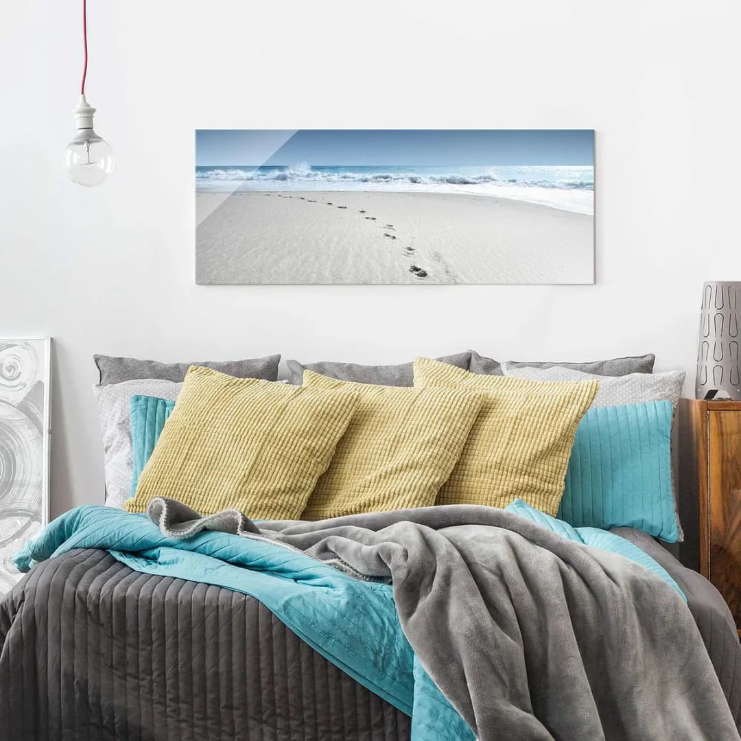 Bild Spuren im Sand II | Mehrfarbig
