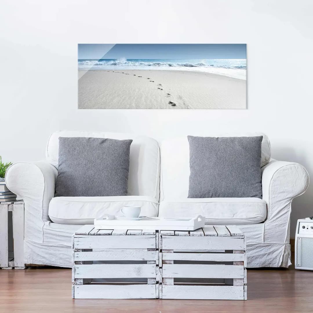 Bild Spuren im Sand II | Mehrfarbig