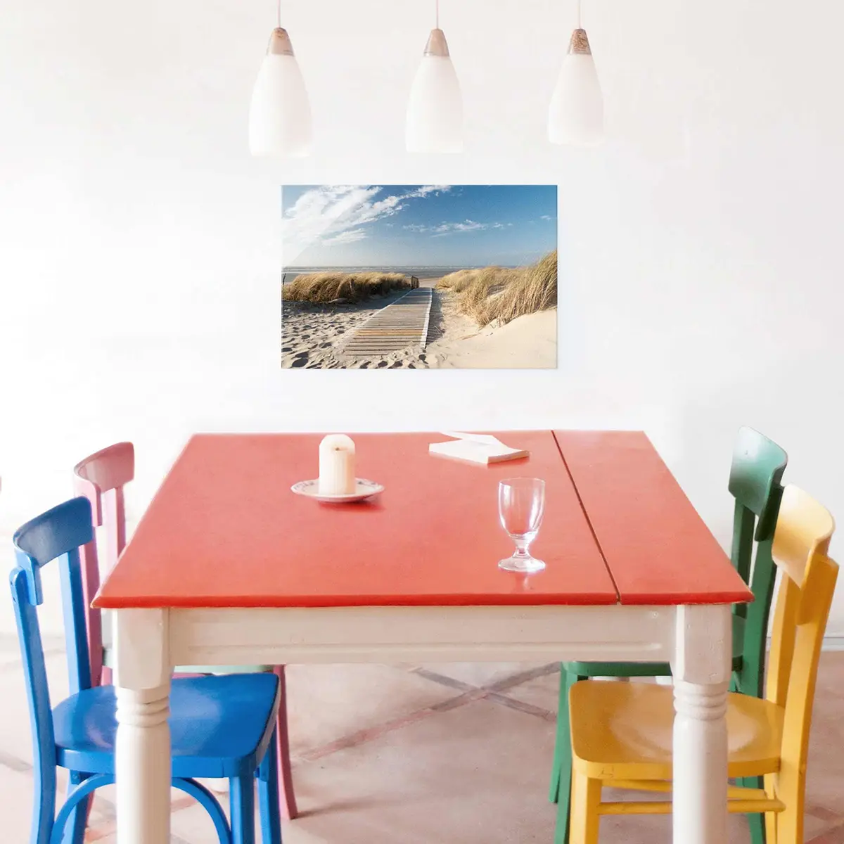 Bild Ostseestrand II | Mehrfarbig