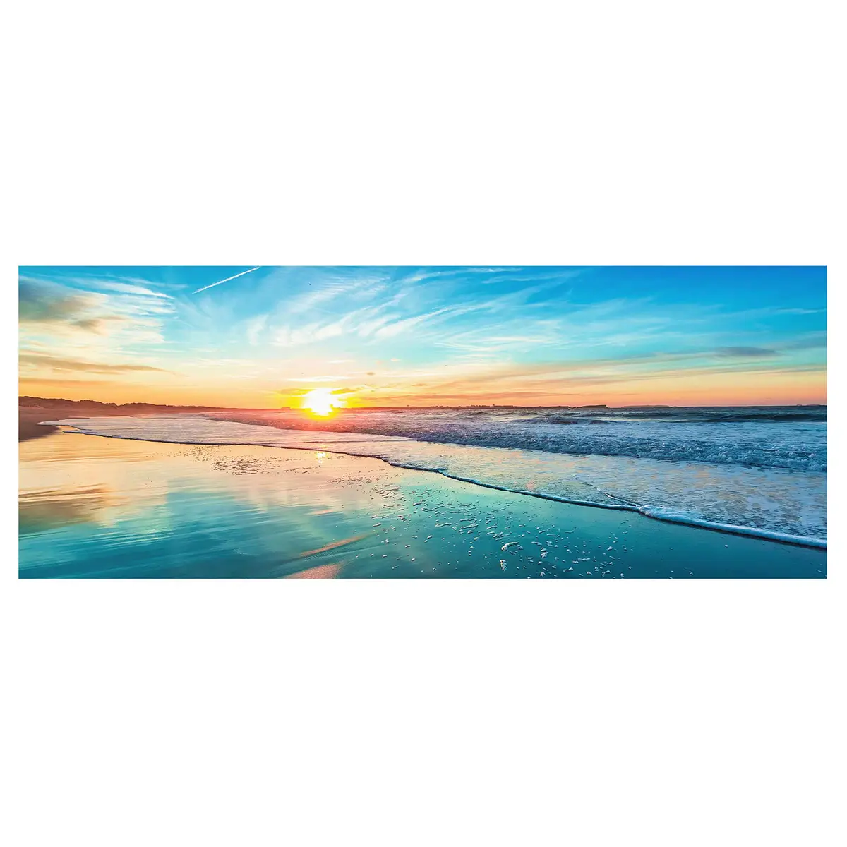 Bild Romantischer Sonnenuntergang | Mehrfarbig