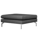 Polsterhocker Kayena | Grau