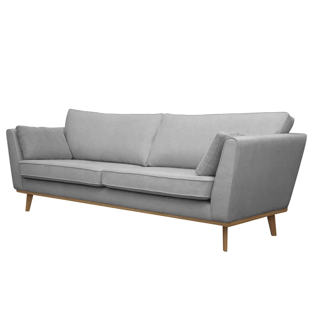 Sofa Lauwe 3-Sitzer Grau | Grau