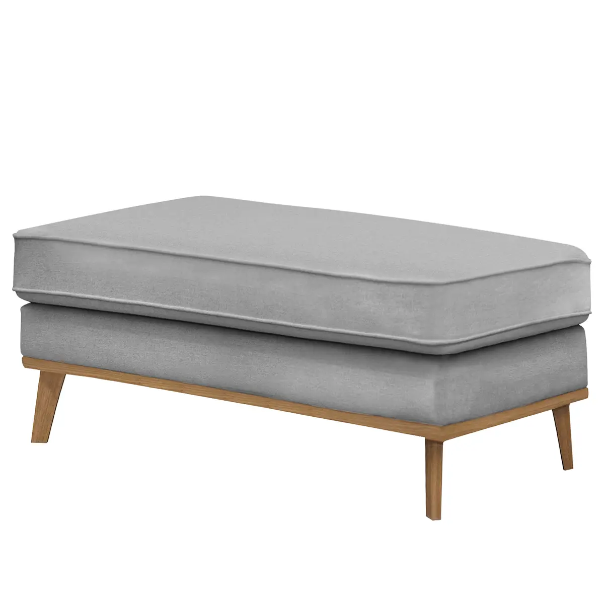 Polsterhocker Lauwe | Grau