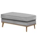 Polsterhocker Lauwe | Grau