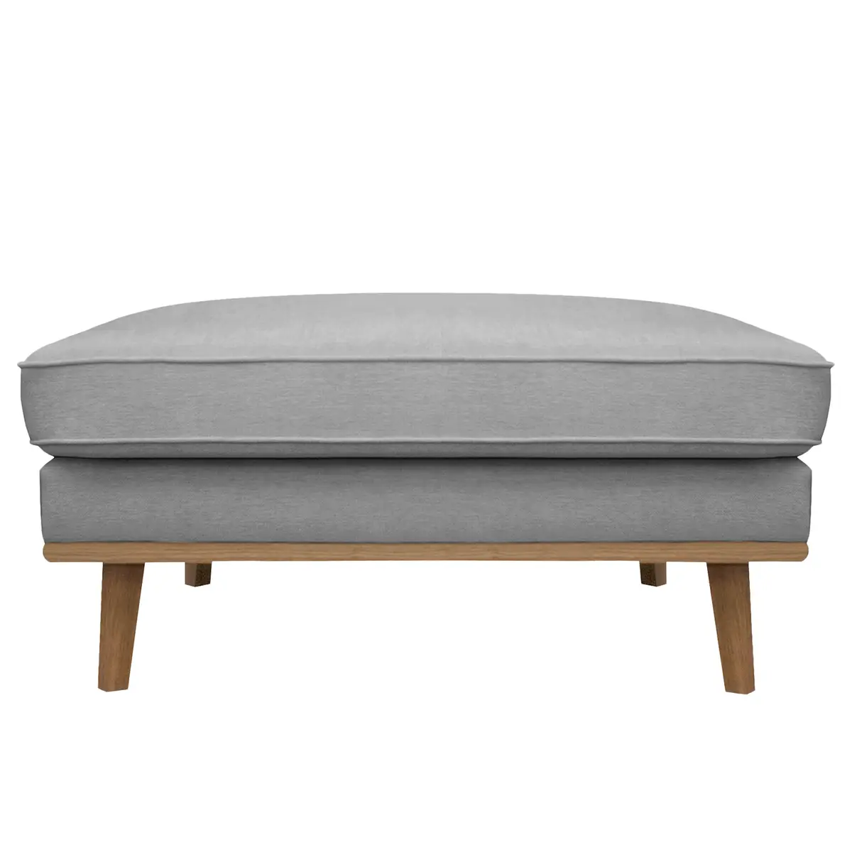 Polsterhocker Lauwe | Grau