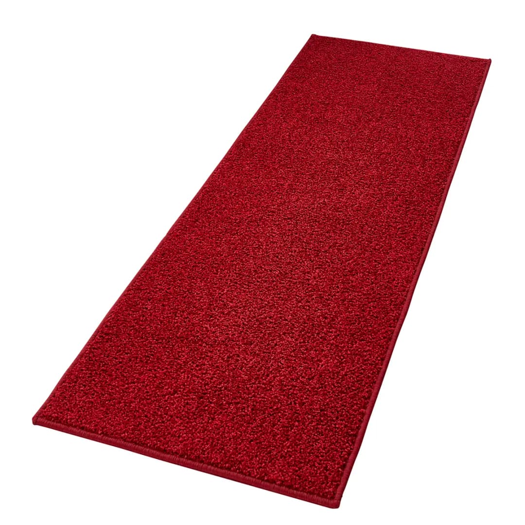 Läufer Pure 80 x 300cm Rot/Rot | Rot