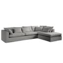 Ecksofa Breves | Grau