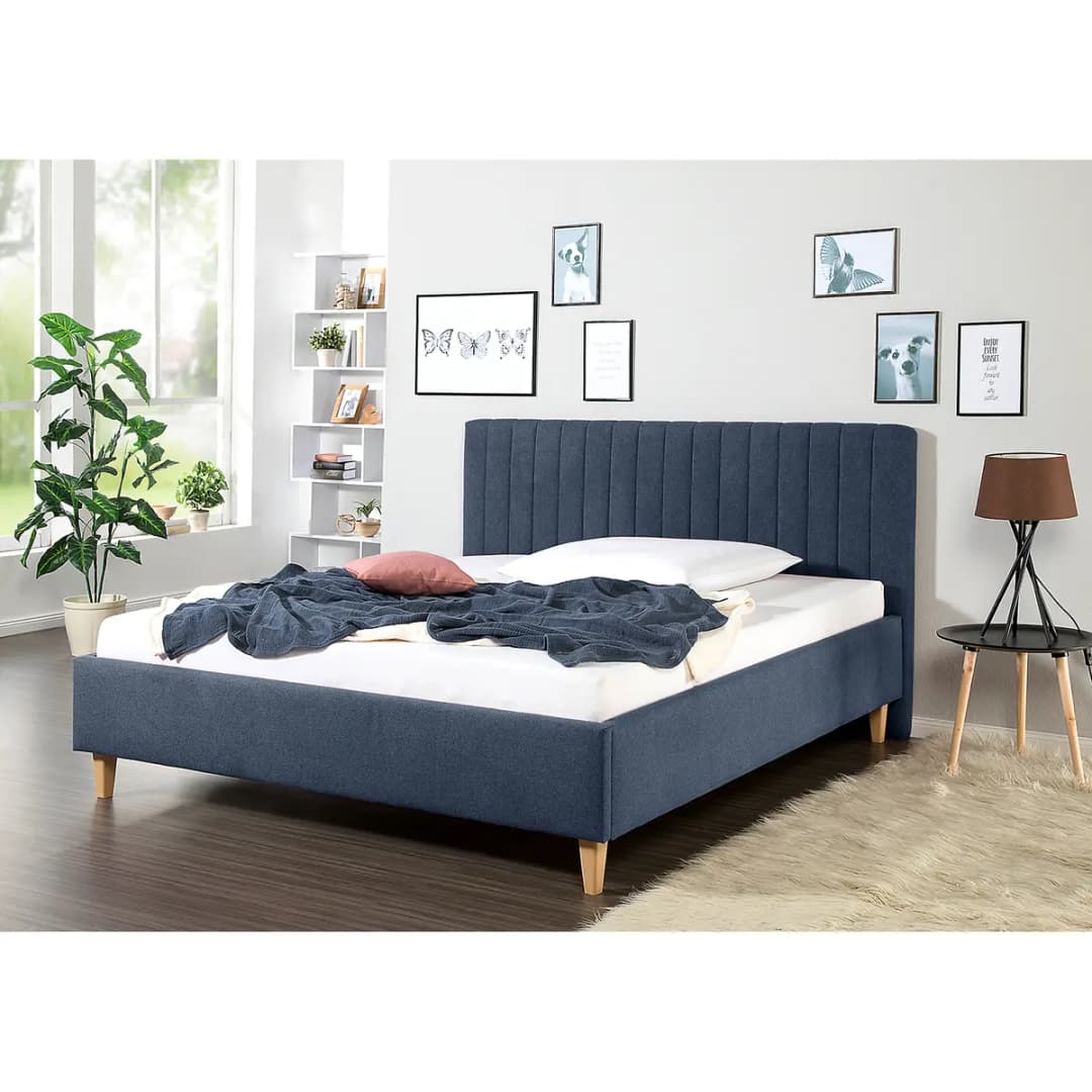 Polsterbett Balvano | Blau
